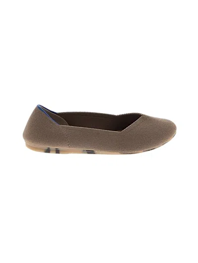 Pre-owned Rothys Flats In Brown
