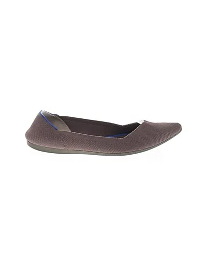 Pre-owned Rothys Flats In Brown