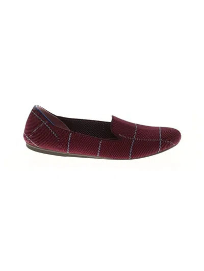 Pre-owned Rothys Flats In Burgundy