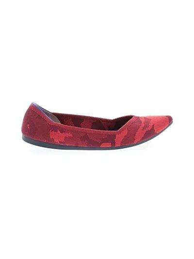 Pre-owned Rothys Flats In Burgundy