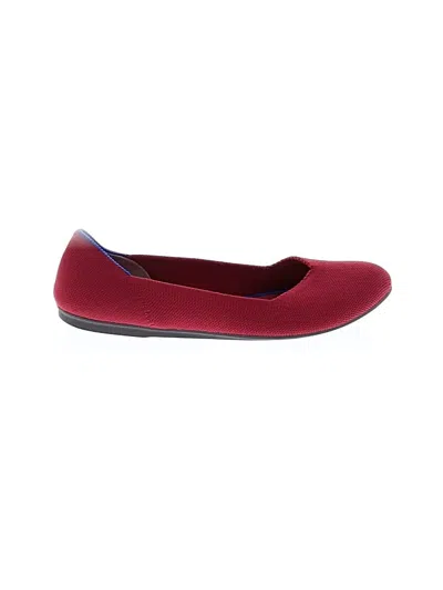 Pre-owned Rothys Flats In Burgundy