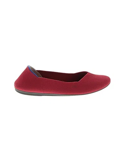 Pre-owned Rothys Flats In Burgundy