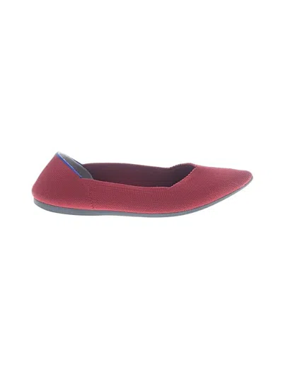 Pre-owned Rothys Flats In Burgundy