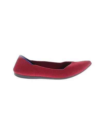 Pre-owned Rothys Flats In Burgundy