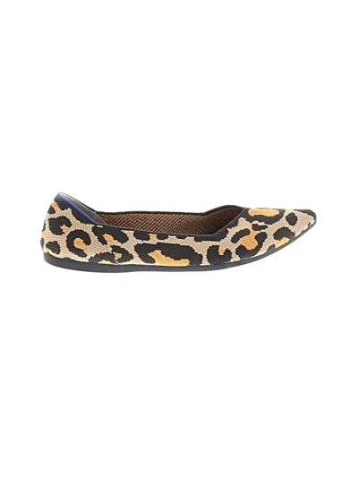 Pre-owned Rothys Flats In Gold
