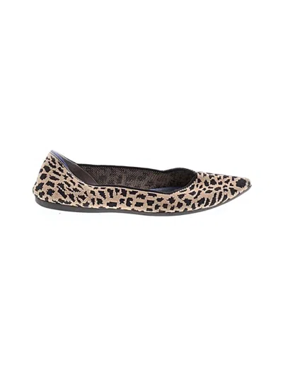 Pre-owned Rothys Flats In Gold