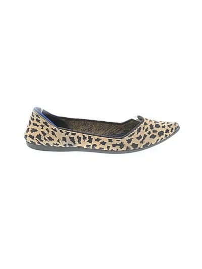 Pre-owned Rothys Flats In Gold
