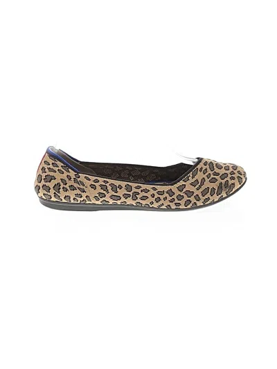Pre-owned Rothys Flats In Gold