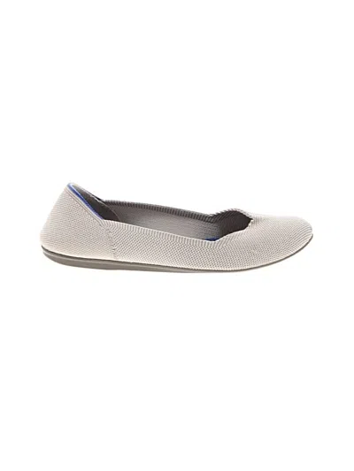 Pre-owned Rothys Flats In Gray