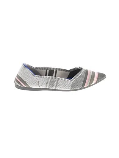 Pre-owned Rothys Flats In Gray