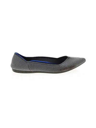 Pre-owned Rothys Flats In Gray