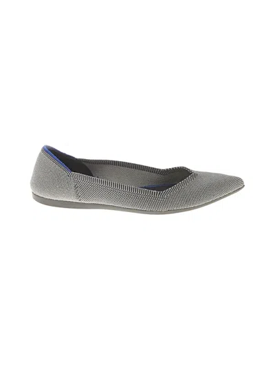 Pre-owned Rothys Flats In Gray