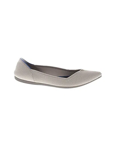 Pre-owned Rothys Flats In Gray
