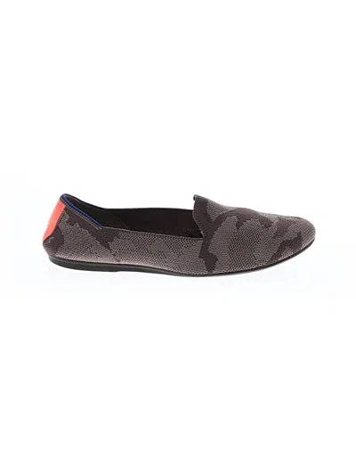 Pre-owned Rothys Flats In Gray