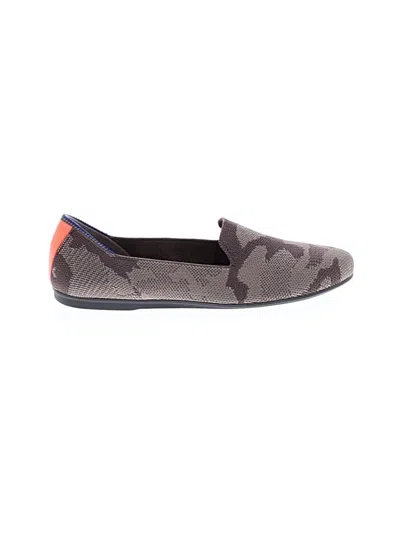 Pre-owned Rothys Flats In Gray