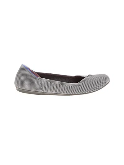 Pre-owned Rothys Flats In Gray