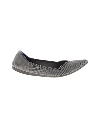 Pre-owned Rothys Flats In Gray