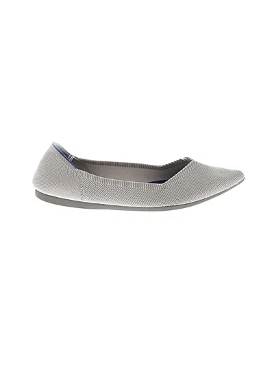 Pre-owned Rothys Flats In Gray