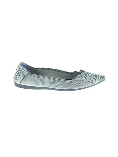 Pre-owned Rothys Flats In Gray