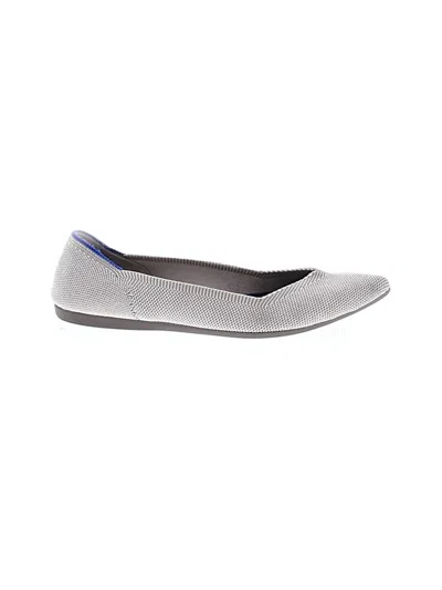 Pre-owned Rothys Flats In Gray