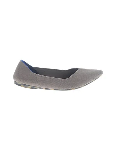 Pre-owned Rothys Flats In Gray