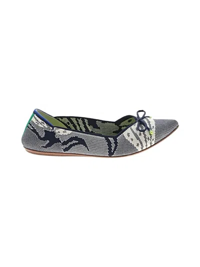 Pre-owned Rothys Flats In Gray