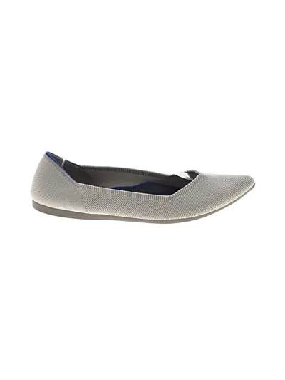 Pre-owned Rothys Flats In Gray