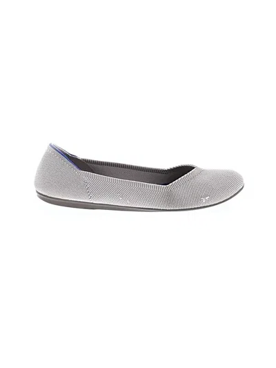 Pre-owned Rothys Flats In Gray