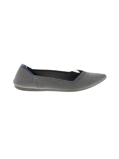 Pre-owned Rothys Flats In Gray