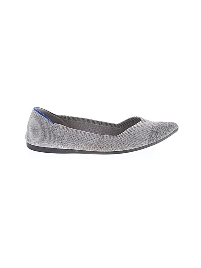 Pre-owned Rothys Flats In Gray