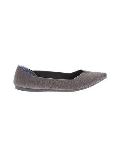 Pre-owned Rothys Flats In Gray