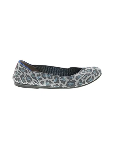 Pre-owned Rothys Flats In Gray