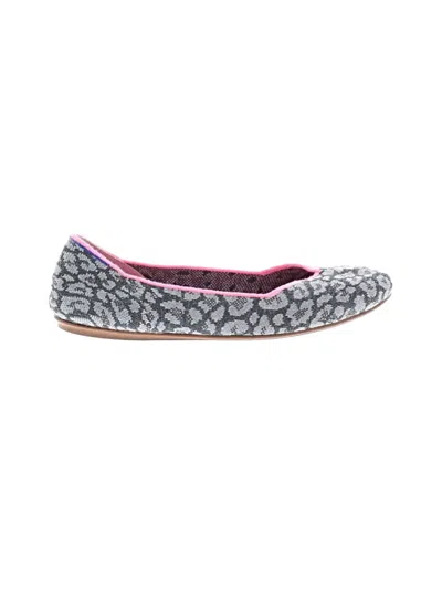 Pre-owned Rothys Flats In Gray