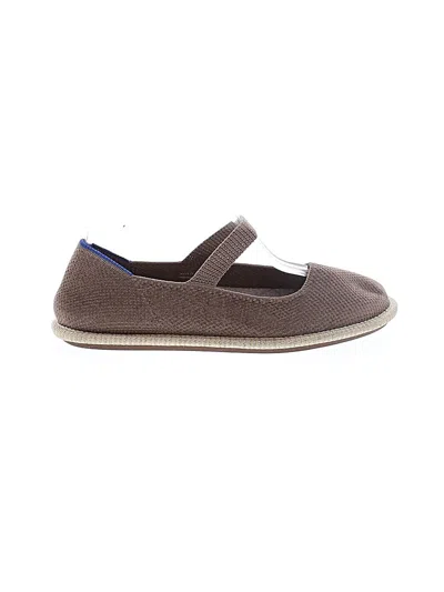 Pre-owned Rothys Flats In Gray