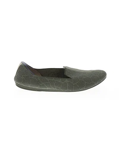 Pre-owned Rothys Flats In Green