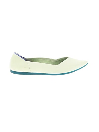 Pre-owned Rothys Flats In Green