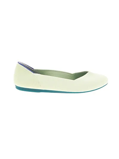 Pre-owned Rothys Flats In Green