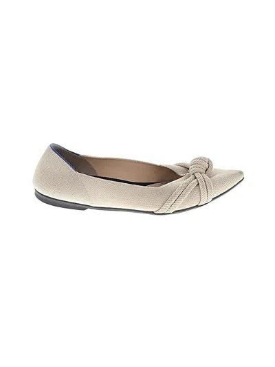 Pre-owned Rothys Flats In Ivory