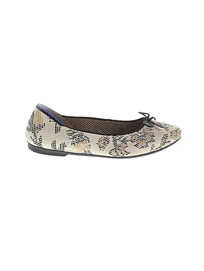 Pre-owned Rothys Flats In Ivory