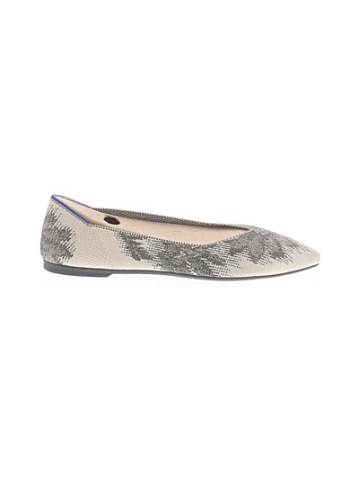 Pre-owned Rothys Flats In Ivory