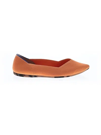 Pre-owned Rothys Flats In Orange