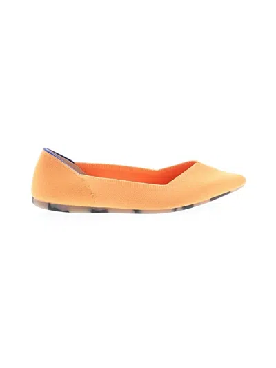 Pre-owned Rothys Flats In Orange
