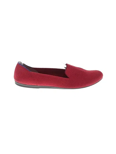Pre-owned Rothys Flats In Red