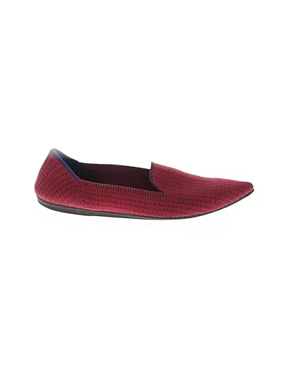 Pre-owned Rothys Flats In Red