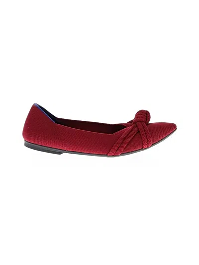 Pre-owned Rothys Flats In Red