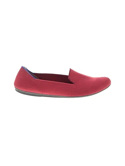 Pre-owned Rothys Flats In Red