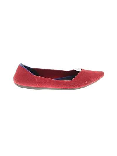 Pre-owned Rothys Flats In Red