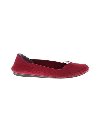 Pre-owned Rothys Flats In Red