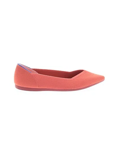 Pre-owned Rothys Flats In Red