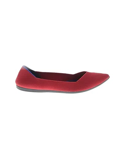 Pre-owned Rothys Flats In Red
